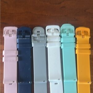 Set of Six Colorful Watch Bands
